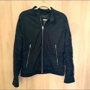 Diesel Lightweight Nylon Teflon Moto Jacket
